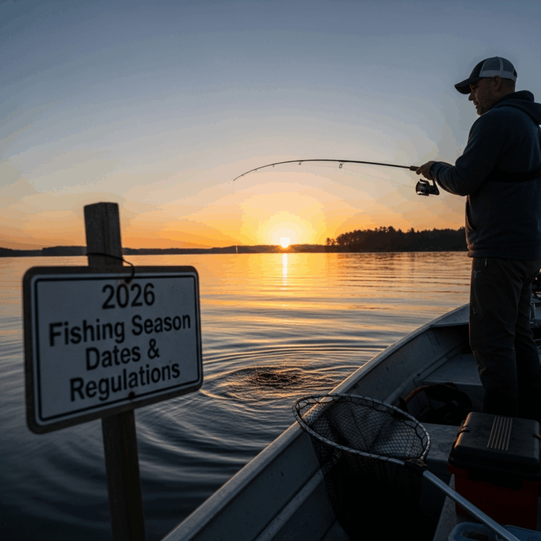Professional photograph related to: 2026 Recreational Fishing Season Dates and Key Regulations. High